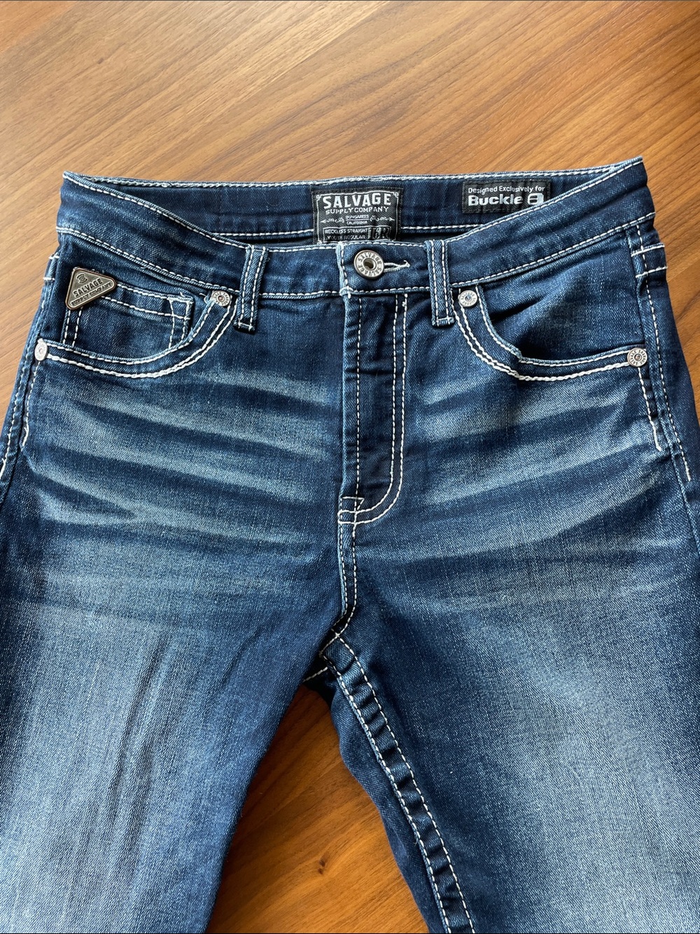 Salvage from The Buckle Kids Jeans in Dark Blue Wash